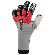 Rinat Brankářské rukavice XTREME GUARD ZHERO SEMI šedá/červená Velikost rukavic: 10