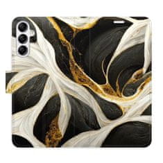 iSaprio Flipové pouzdro - BlackGold Marble pro Samsung Galaxy A14 / A14 5G