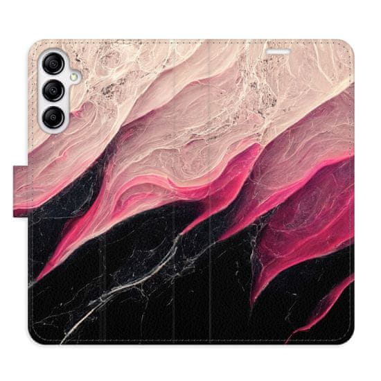 iSaprio Flipové pouzdro - BlackPink Marble pro Samsung Galaxy A14 / A14 5G