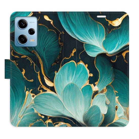 iSaprio Flipové pouzdro - Blue Flowers 02 pro Xiaomi Redmi Note 12 Pro 5G / Poco X5 Pro 5G