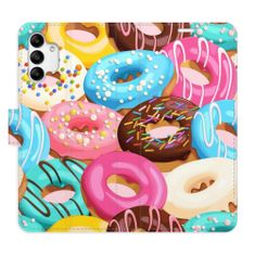 iSaprio Flipové pouzdro - Donuts Pattern 02 pro Samsung Galaxy A04s