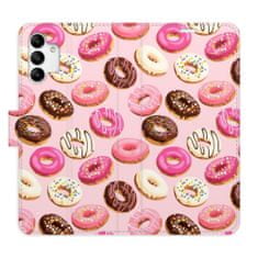 iSaprio Flipové pouzdro - Donuts Pattern 03 pro Samsung Galaxy A04s