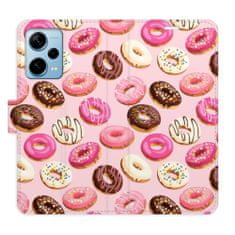 iSaprio Flipové pouzdro - Donuts Pattern 03 pro Xiaomi Redmi Note 12 Pro+ 5G