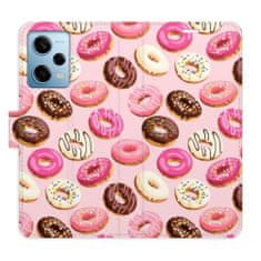 iSaprio Flipové pouzdro - Donuts Pattern 03 pro Xiaomi Redmi Note 12 Pro 5G / Poco X5 Pro 5G