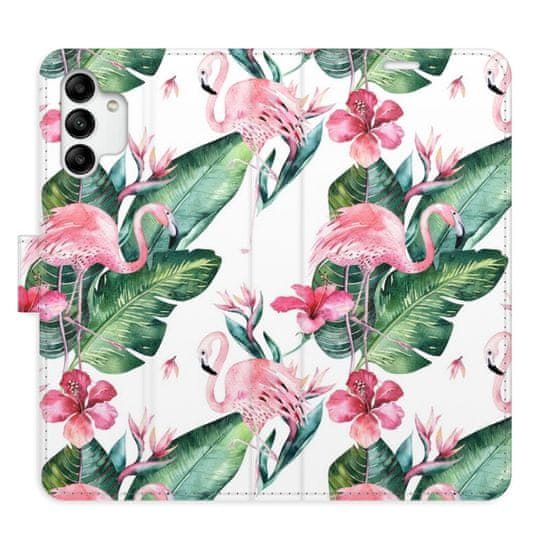 iSaprio Flipové pouzdro - Flamingos Pattern pro Samsung Galaxy A04s