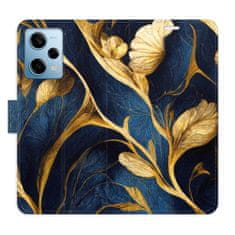 iSaprio Flipové pouzdro - GoldBlue pro Xiaomi Redmi Note 12 Pro 5G / Poco X5 Pro 5G