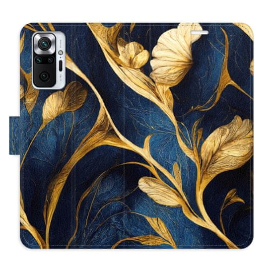 iSaprio Flipové pouzdro - GoldBlue pro Xiaomi Redmi Note 10 Pro