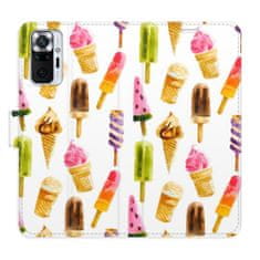 iSaprio Flipové pouzdro - Ice Cream Pattern pro Xiaomi Redmi Note 10 Pro