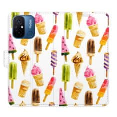 iSaprio Flipové pouzdro - Ice Cream Pattern pro Xiaomi Redmi 12C