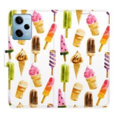 iSaprio Flipové pouzdro - Ice Cream Pattern pro Xiaomi Redmi Note 12 Pro 5G / Poco X5 Pro 5G