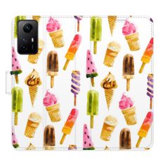 iSaprio Flipové pouzdro - Ice Cream Pattern pro Xiaomi Redmi Note 12S