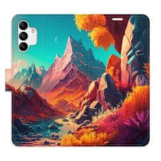 iSaprio Flipové pouzdro - Colorful Mountains pro Samsung Galaxy A04s