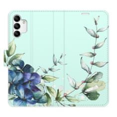 iSaprio Flipové pouzdro - Blue Flowers pro Samsung Galaxy A04s