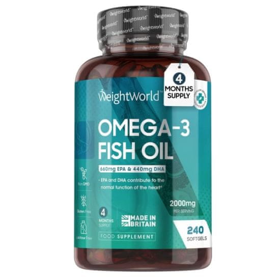 LocoNatura Omega 3 měkké kapsle, 240 kapslí