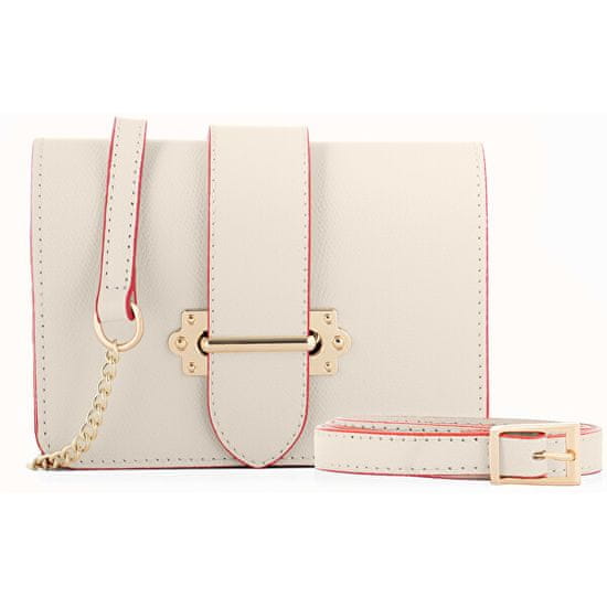 Renata Corsi Dámská kožená crossbody kabelka RC480T Beige