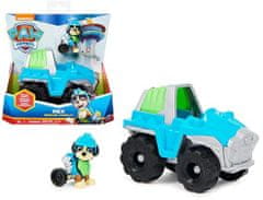 Spin Master Sada Paw Patrol 2v1 Rex: vozidlo, autíčko + figurka ekologického psa.