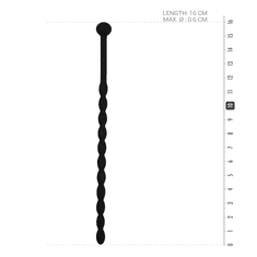 Sinner Gear Dilatátor Ribbed Silicone Dilator - Black