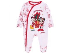 sarcia.eu Červenobílá vánoční souprava Mickey Mouse od společnosti DISNEY, certifikovaná OEKO-TEX 0-0 m 50 cm