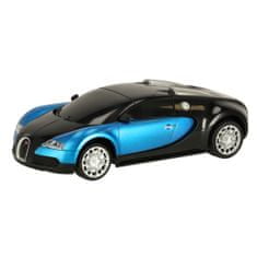 WOWO RC Bugatti Veyron 124 - Modré Auto na Dálkové Ovládání s Licencí