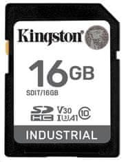 Kingston paměťová karta 16GB Industriální SDHC UHS-I C10