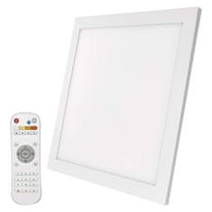 Emos LED svítidlo RIVI 30 x 30 cm, 20 W, teplá-studená bílá, stmívatelné s ovladačem