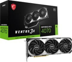 MSI GeForce RTX 4070 VENTUS 3X E 12G OC, 12GB GDDR6X