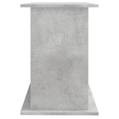 Greatstore Stojan na akvárium betonově šedý 101x41x58 cm kompozitní dřevo