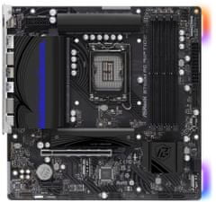 ASRock B760M PG RIPTIDE / Intel B760 / LGA1700 / 4x DDR5 / 2x M.2 / HDMI / DP / USB-C / mATX