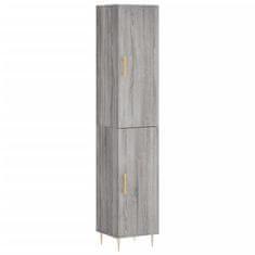 Vidaxl Skříň highboard šedá sonoma 34,5 x 34 x 180 cm kompozitní dřevo