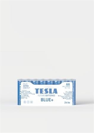 TESLA AA BLUE+ zinkouhlíková, 24 ks fólie, ND