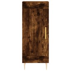 Vidaxl Skříň highboard kouřový dub 34,5 x 34 x 180 cm kompozitní dřevo