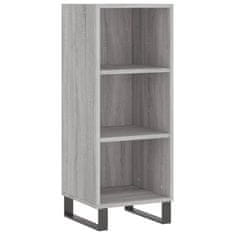 Vidaxl Skříň highboard šedá sonoma 34,5 x 34 x 180 cm kompozitní dřevo