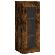 Vidaxl Skříň highboard kouřový dub 34,5 x 34 x 180 cm kompozitní dřevo