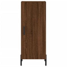 Greatstore Skříň highboard hnědý dub 34,5 x 34 x 180 cm kompozitní dřevo