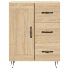 Vidaxl Skříň highboard dub sonoma 69,5 x 34 x 180 cm kompozitní dřevo