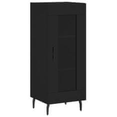 Vidaxl Skříň highboard černá 34,5 x 34 x 180 cm kompozitní dřevo