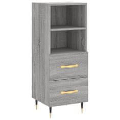 Vidaxl Skříň highboard šedá sonoma 34,5 x 34 x 180 cm kompozitní dřevo