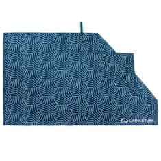 Lifeventure Ručník Lifeventure Recycled Printed SoftFibre Trek Towel, Navy, Giant