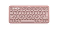 Logitech Pebble Keyboard 2 K380s, bluetooth, rose, US(920-011853)