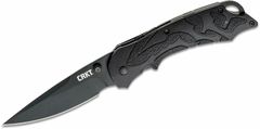 CRKT CR-1100 MOXIE BLACK kapesní nůž 8,4 cm, celočerný, plast, guma TPE