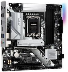 ASRock B760M PRO RS/D4 / Intel B760 / LGA1700 / 4x DDR4 / 2x M.2 / HDMI / DP / USB-C / mATX