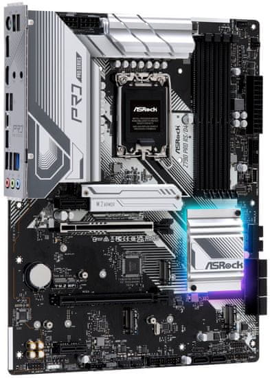 ASRock Z790 Pro RS/D4 / Intel Z790 / LGA1700 / 4x DDR4 / 4x M.2 / HDMI / DP / USB-C / ATX