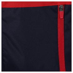 FotbalFans Bunda Arsenal FC s kapucí, zip, kapsy, znak, modro-červená | M