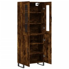 Vidaxl Skříň highboard kouřový dub 69,5 x 34 x 180 cm kompozitní dřevo