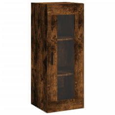 Greatstore Skříň highboard kouřový dub 34,5 x 34 x 180 cm kompozitní dřevo