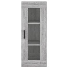 Greatstore Skříň highboard šedá sonoma 34,5 x 34 x 180 cm kompozitní dřevo