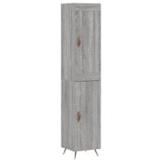 Vidaxl Skříň highboard šedá sonoma 34,5 x 34 x 180 cm kompozitní dřevo