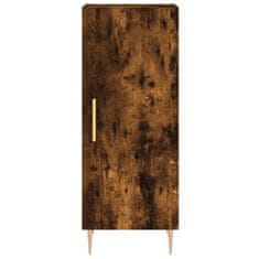 Greatstore Skříň highboard kouřový dub 34,5 x 34 x 180 cm kompozitní dřevo