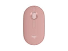 Logitech Pebble 2 M350S brezžična miška, roza (910-007014)