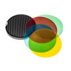 Quadralite Quadralite Reporter - Sada barevných filtrů s barndoors